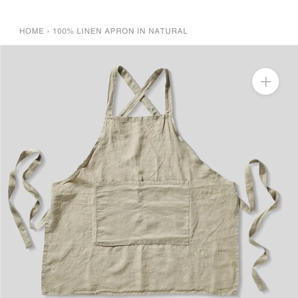 Linen Apron - Mustard - Picture 10 of 10